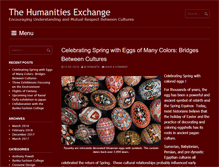 Tablet Screenshot of humanities-exchange.org